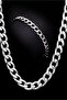 Gourmet Steel Men's Necklace and Bracelet Set Thick 6 mm H081S - 3