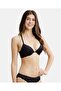 Low Neckline Front Open Bra 1815-01 Black - 2