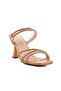 Nude Patent Leather Women's Heeled Shoes 655372   Z - 3