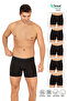 Özkan 11256 Pack of 5 Men's Premium Fabric Modal Cotton Flexible Soft Boxer Shorts