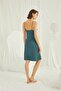 Women's Brode Lace Dressing Gown Nightgown Set-Green - 6