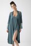 Monamise 19299 Women's Green Nightgown Dressing Gown Set