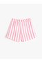 Shorts with Elastic Waist and Tie, Cotton - 2