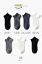 8 Pairs Basic Derby Cotton Men's Booties Socks - 2