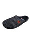 Men's Black Orthopedic Sole Indoor Daily Slippers - 6
