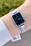 Silver Color Women's Wristwatch with Black Cord - 5