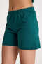 100% Cotton Green Color Premium Quality Shorts T-Shirt Women's Pajama Set - 8