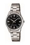 Silver Color Women's Wristwatch with Black Cord