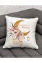 Ramadan Themed Watercolor Art Digital Print Gift Table Runner and Set of 4 Cushion Covers - 3