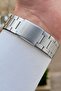 Silver Color Men's Wristwatch with Calendar - 5