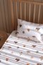 70X120 cm Baby Crib, Park Bed Fitted Sheet Set - Forest - 3