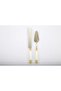 Gold Color 5 Piece Porcelain Serving Set - 2