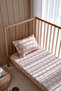 Single , Children's Fitted Sheet Set, 100% Cotton Satin - Daisy