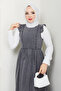 Women's Denim Jeans Gilet Salopet - 2