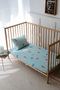 60X120 cm Baby Crib, Park Bed Fitted Sheet Set - Ocean - 3