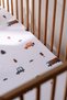 60X120 cm Baby Crib, Park Bed Fitted Sheet Set - Cars - 5