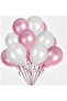 100 Pcs Pink-White Balloon Set - 2