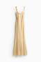 Twist-detail crinkled dress
