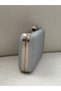 Silver Colored Glitter Portfolio Bag - 3