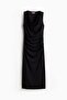 Cowl-neck dress