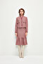 Padded Plaid Patterned Jacket - 3