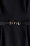 Belted twill dress - 2
