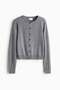 Fine-knit cashmere cardigan