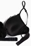 Microfibre and lace push-up bra - 3
