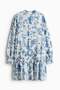 Patterned viscose dress