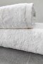 Set of 2 Bath Towels - Bamboo & Embroidered Bath Towel Set - Dowry Set of 2 - Tivoli Lisette - Ecru - 3