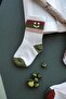 Set of 4 Cotton Children's Socks with Landscape Pattern and Checkered - 6