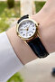 Women's Wrist Watch with Gold Cordon Black - 3