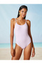 Basic Swimsuit Thin Strap U Neck - 3