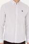Men's Burgundy Slim Fit Long Sleeve Shirt - 6