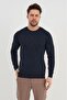 Crew Neck Jacquard Sweater (E20-511402) - 2