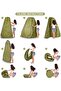 Pop Up Privacy Tent, Instant Portable Outdoor Shower Tent, Camp Toilet, Changing Room, Rain S - 5