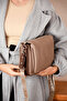 Women's New Season 3-Compartment Luxury Soft Leather Adjustable Crisscross-Strap Stylish Shoulder Bag - 2