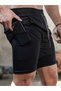 2Pcs Men's Quick-Dry Athletic Shorts - Double Layer, Breathable & Stretchy Basketball, Fitness - 3