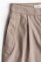 Wide twill trousers
