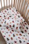 60X120 cm Baby Crib Duvet Cover & Sheet Set, Cotton Satin - New Year's Eve - 6