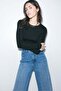 Long-sleeved jersey top