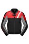 Jacket Dp Progressive Hybrid Perforated Leather Red