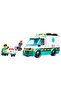 City 60451 Model Vehicle - Emergency Assistance Ambulance, Creative for 7 5 Years Old Children - 2
