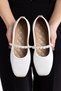 Women's Skin Pearl Ballerina Home and Outdoor Shoes - 3