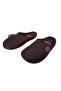 Men's Brown Stripe Patterned Orthopedic Poly Sole Indoor Daily Slippers - 4