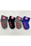 Children's Anti-Slip Abs Printed 4 Pairs of Home Socks with Towel Fold Inside - 2