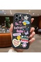 iPhone 14 Promax Black Color Patterned Case - 2