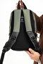 Unisex Gray Linen Fabric Waterproof Bag, Backpack, Body Bag, - 6