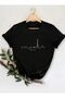 Rome Pattern Printed Basic T-Shirt
