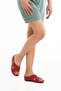 Double Striped Orthopedic Thick-Soled Heel Spur Gel Comfortable Indoor Slippers-Lara - 2